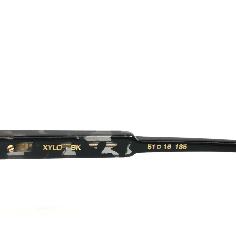 Etnia Barcelona Eyeglasses Frames XYLO BK Black Geometric Hexagonal 51-16-135